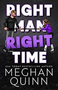 meghan quinn hockey series, Right Man, Right Time book cover