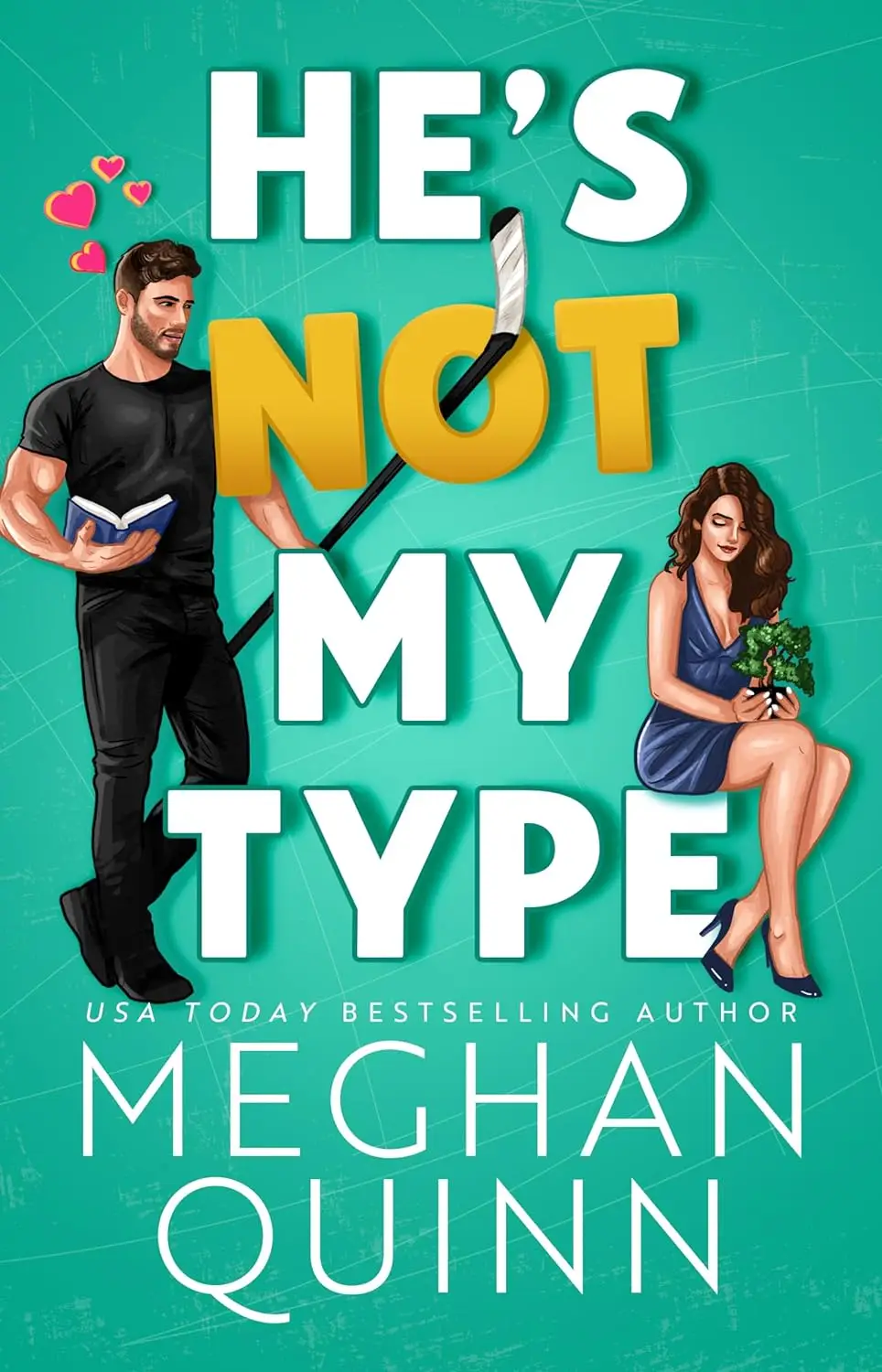 Book 4 in The Vancouver Agitators Series by Meghan Quinn, He's Not My Type.